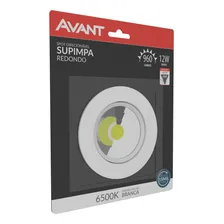 Kit 8 Spot Led Embutir 12w Redondo 6500k Branco Frio - Avant 110v/220v Foto mini  2