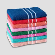 Kit 8 toalha banho atacado grande Soft Laune Haus Criativa Foto mini 1