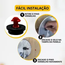 Kit 8 Válvula Segurança Selo P/ Panela De Pressão Qualidade Cor Válvula Selo Segurança Panela Pressão Tramontina Foto mini  3