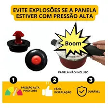 Kit 8 Válvula Segurança Selo P/ Panela De Pressão Qualidade Cor Válvula Selo Segurança Panela Pressão Tramontina Foto mini 4