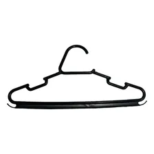 Kit 80 Cabides Adulto Plástico Preto Roupa Vestido Foto mini 3