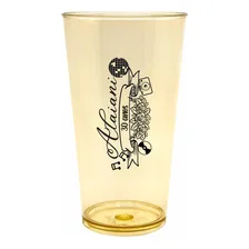 Kit 80 Copos Festa Caldereta 390ml Acrílico Personalizados Cor Dourado Foto  mini 1