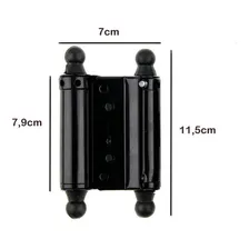 Kit 8un. Dobradiça Vai E Vem Bang Bang Faroeste 3 Polegadas Foto mini 3