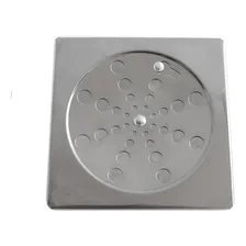 Kit 8x Grelhas Quadrada 15x15cm Ralo Inox Anti Odor #gq1508 Foto mini 4