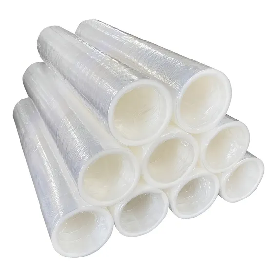 Kit 9 Bobinas Filme Stretch Sem Tubo - Virgem Foto 1