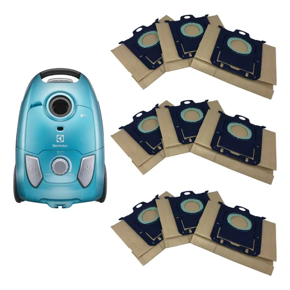 Kit 9 Filtro Saco Descartavel Aspirador Electrolux Equipt Foto 1