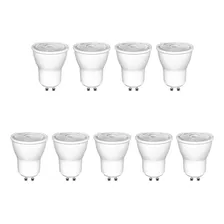 Kit 9 Lampada Led 4000k 4w Mini Dicroica Mr11 Gu10 Bet16 Foto  mini 1