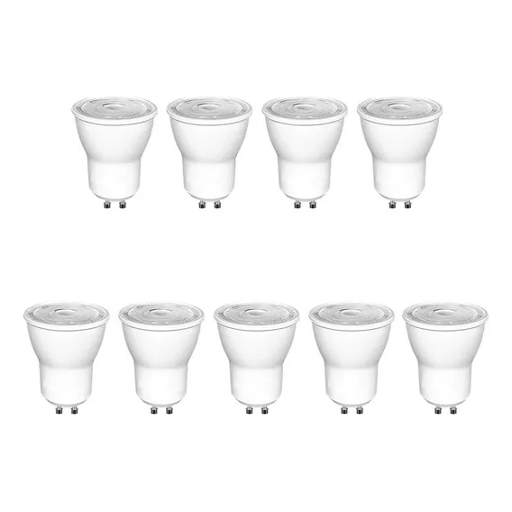 Kit 9 Lampada Led 4000k 4w Mini Dicroica Mr11 Gu10 Bet16 Foto 1