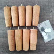 Kit 9 Pés Para Móveis Cama Casal Pé Para Cama Box Em Madeira Foto mini 3