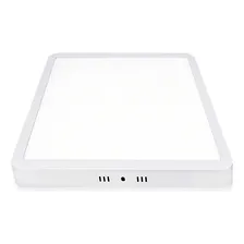 Kit 9 Plafon Painel Led 25w Sobrepor Quadrado Branco Frio Foto mini 3