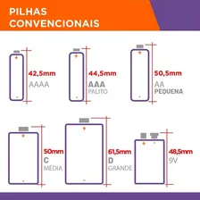 Kit 96 Pilhas Aa + 80 Aaa Zinco Carvão Rayovac Tubo Foto mini 4
