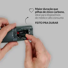 Kit 96 Pilhas Alcalina Pequena Aa 1.5v 2a Avant Use Foto mini 4