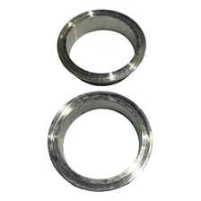 Kit Abraçadeira 3 Pol V-band V-clamp + Par Flanges - Inox Cor Cinza Foto mini 4