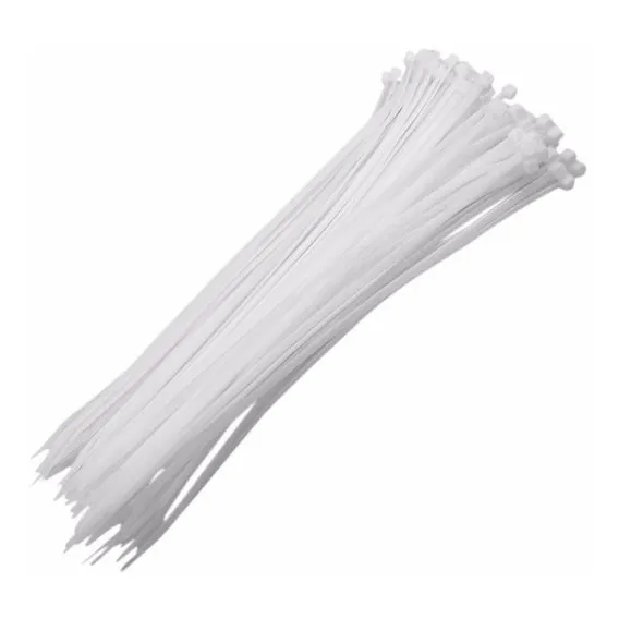 Kit Abraçadeiras Nylon Enforca Gato 2,5x100mm 5000 Unidade # Cor Branco Foto 1