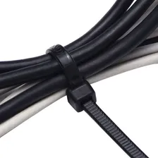 Kit Abraçadeiras Nylon Enforca Gato 7,6 X 300mm 500 Unid Cor Preto Foto mini 1