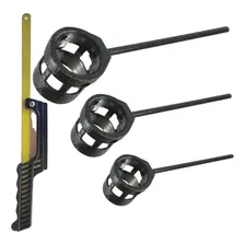 Kit Abridor De Rosca Em Cano Pvc 1 3/4 1/2 Pol + Serra Cano Cor Preto Foto  mini 1