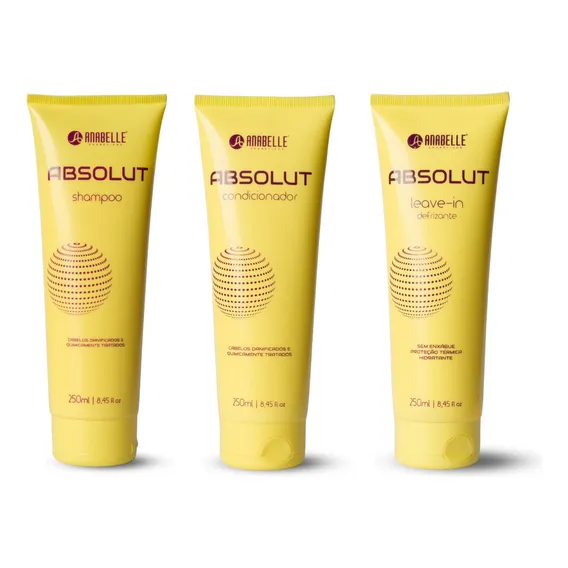 Kit Absolut Shampoo + Condicionador + Leave-in - Anabelle Foto 1