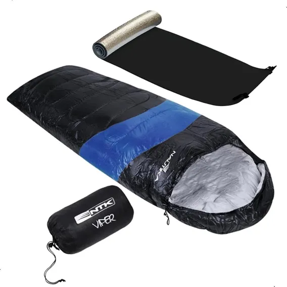 Kit Acampamento Saco Dormir Viper 5Âșc + Isolante Termico Ntk Foto 1