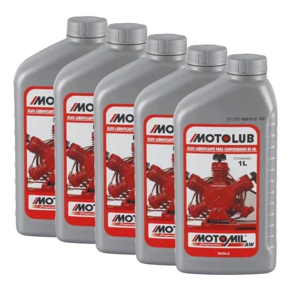 Kit Acess贸rio 5 Lubrificantes Compressor Motomil Schulz Foto 1