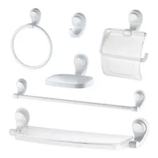 Kit Acessório Para Banheiro Lorenzetti Attic Branco 6 Peças Foto mini  2