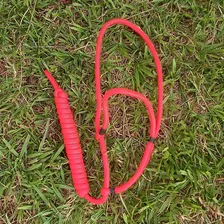 Kit Acessórios Cavalgada Cabeçada,rédea,manta,freio,cabresto Cor Vermelho Foto mini 4