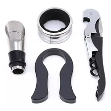 Kit Acessórios De Vinho C/ 5 Peças - Aço Inox Foto mini 3
