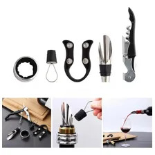 Kit Acessórios De Vinho C/ 5 Peças - Aço Inox Foto mini 4