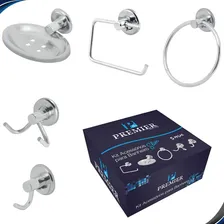 Kit Acessórios P/ Banheiro Slim 5 Peças Foto mini 2