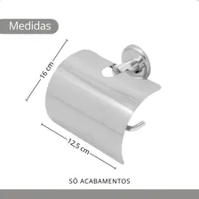 Kit Acessórios Para Banheiro Aço Inox 5 Peças Foto mini 3