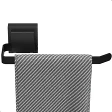 Kit Acessórios Para Banheiro Com Ventosa Preto 5 Peças Max Foto mini  3