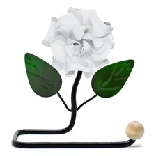 Kit Acessórios Para Banheiro Ferro Artesanal 5 Peças Luxo Cor Branco Foto mini 4