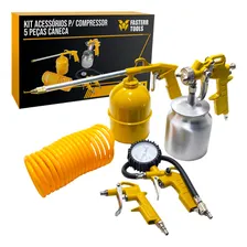 Kit Acessórios Para Compressor 5 Peças Fasterr Fst034 Foto mini 2