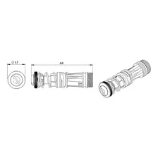 Kit Acionador P/ Válvula De Descarga Hydra Blukit Foto mini 3