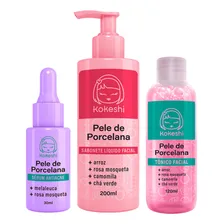 Kit Acne Controlada Kokeshi S茅rum Antiacne T么nico E Sabonete Foto mini 1