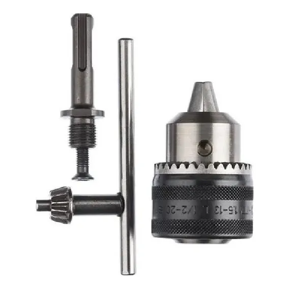 Kit Adaptador 4 Peças Mandril 1/2 Sds Plus Pino Aperto Foto 1