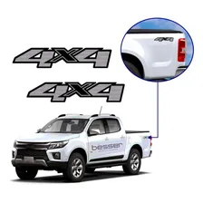 Kit Adesivo 4x4 S10 2013 2014 2015 2016 2017 2018 2019 2020 Cor Transparente Foto  mini 1
