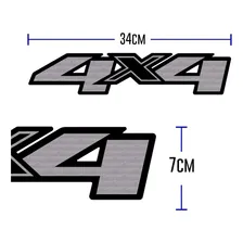Kit Adesivo 4x4 S10 2013 2014 2015 2016 2017 2018 2019 2020 Cor Transparente Foto mini 4