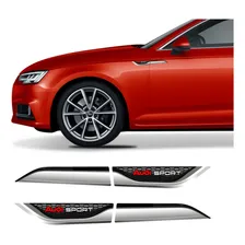 Kit Adesivo Aplique Lateral Paralama Audi A4 Sport Foto mini 1