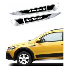 Kit Adesivo Aplique Lateral Resinado Volkswagen Saveiro Foto mini 1