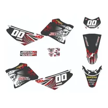 Kit Adesivo Brilho Xtz 125 Motocross Trilha 0,20mm 16517 Foto  mini 1