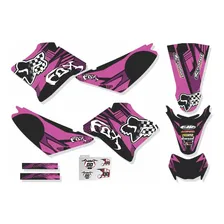 Kit Adesivo Brilho Xtz 125 Motocross Trilha 0,20mm 16810 Foto mini 1