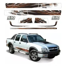 Kit Adesivo Chevrolet S10 Rodeio 4x4 Flexpower 2011 Ca1273 Cor Marrom Foto  mini 1