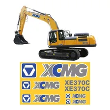 Kit Adesivo Compatível Com Escavadeira Xcmg Xe370c Foto  mini 1