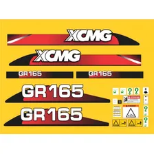 Kit Adesivo CompatÃvel Com Motoniveladora Xcmg Gr165 Foto mini 1