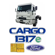 Kit Adesivo Compatível Ford Cargo 1317e Emblema Kit24 Foto  mini 1