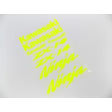 Kit Adesivo Compatível Kawasaki Ninja 650 Amarelo Fluorecent Foto mini 4