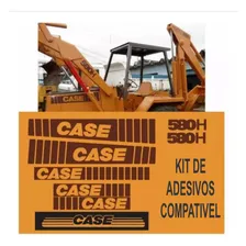 Kit Adesivo Completo Retroescavadeira Case 580h Completo Mk Foto mini 1