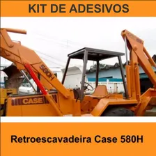 Kit Adesivo Completo Retroescavadeira Case 580h Completo Mk Foto mini 2