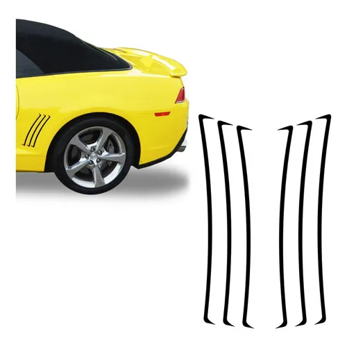Kit Adesivo Decorativo Entrada De Ar Lateral Gm Camaro Foto 1