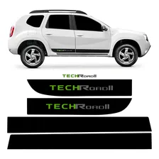 Kit Adesivo Duster Tech Road Faixa Lateral Traseira Techroad Foto mini 1